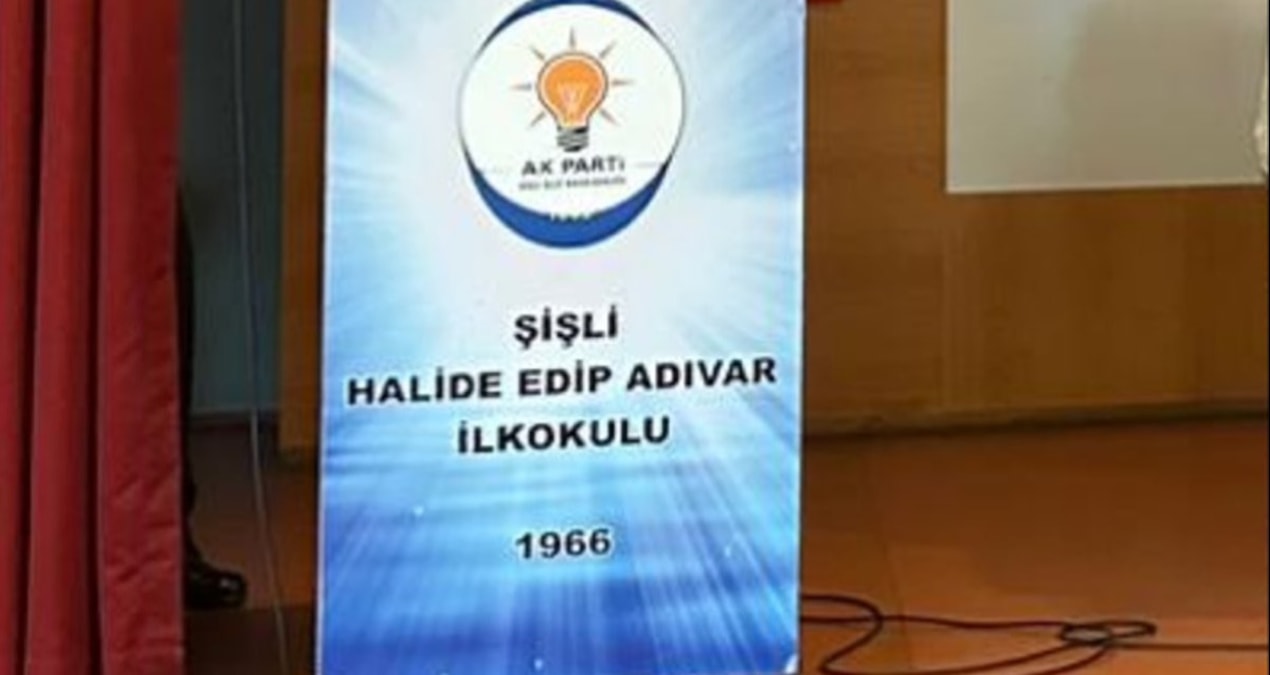 AKP devlet okulunda üye toplantısı yaptı