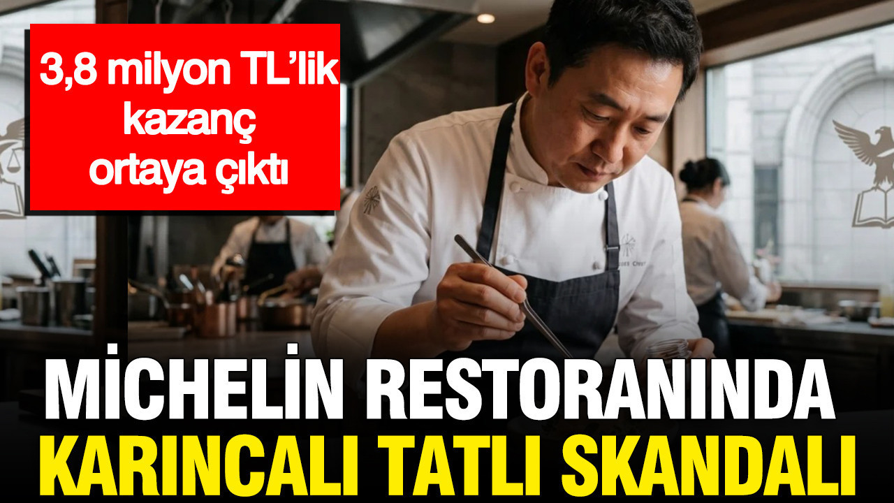 Michelin restoranında karıncalı tatlı skandalı: 3,8 milyon TL’lik kazanç ortaya çıktı Michelin restoraninda karincali tatli skandali 38 milyon tllik kazanc ortaya cikti bVDEqFm7