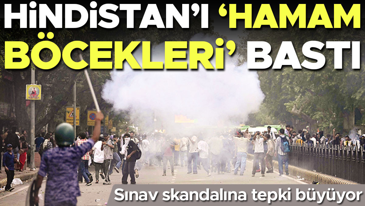 Sınav skandalına tepki büyüyor… Hindistan’ı ‘hamam böcekleri’ bastı Sinav skandalina tepki buyuyor hindistani hamam bocekleri basti 2446r8RU
